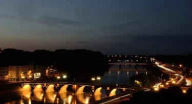 Angers la nuit par Simon Bonaventure