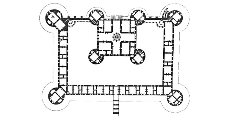 chateau-chambord-plan-rez-de-chaussee