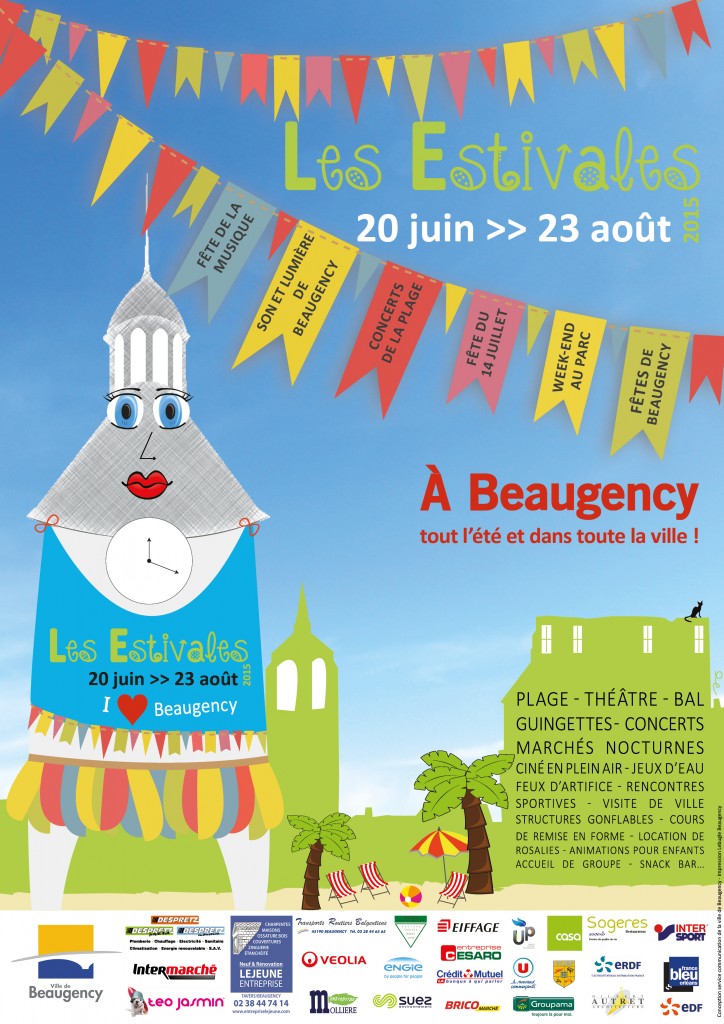 juin au 23 août 2015, les estivales prennent place dans toute la ville de Beaugency !