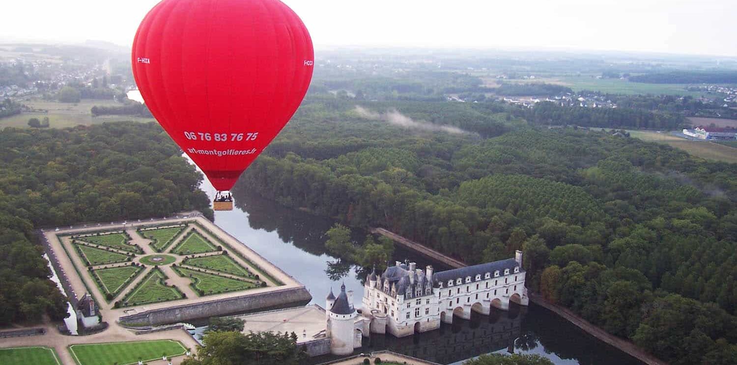 Vol au dessus du Château de Chenonceau