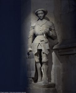 Statue d'un guerrier armé, portrait présumé de Dunois