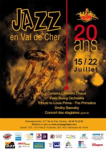 affiche jazz en val de cher - My Loire Valley