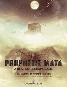 La prophétie Maya - Mystery Escape credits to mystery escape - My Loire Valley