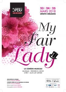 Affiche My Fair Lady - La Fabrique Opéra