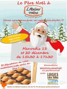 Affiche atelier St Michel Noël 2017