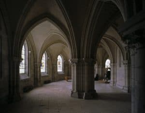 Cathédrale Saint-Étienne de Bourges, la crypte gothique côté nord