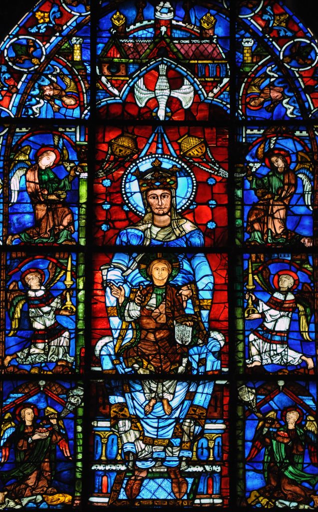 Vitrail_Chartres_Notre-Dame de la belle verrière - cc0