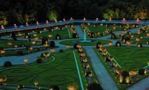 Promenades nocturnes dans les jardins - chateau de Chenonceau
