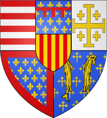 Armoiries de René d'Anjou en 1453