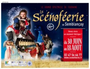 Affiche 2018 scénoféerie Semblancay C - My Loire Valley
