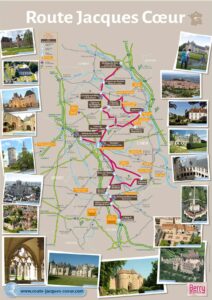 Carte Route Jacques Coeur 