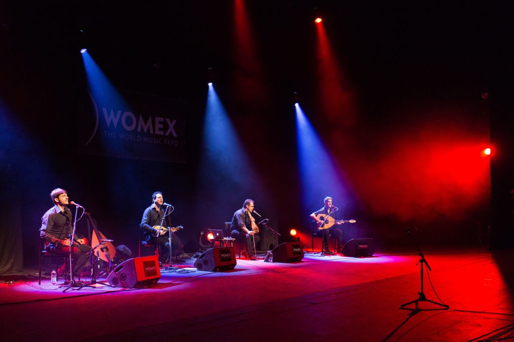 Festival-Musique-Sully-Loiret- Stelios Petrakis Quartet at womex13 foto © eric van nieuwland