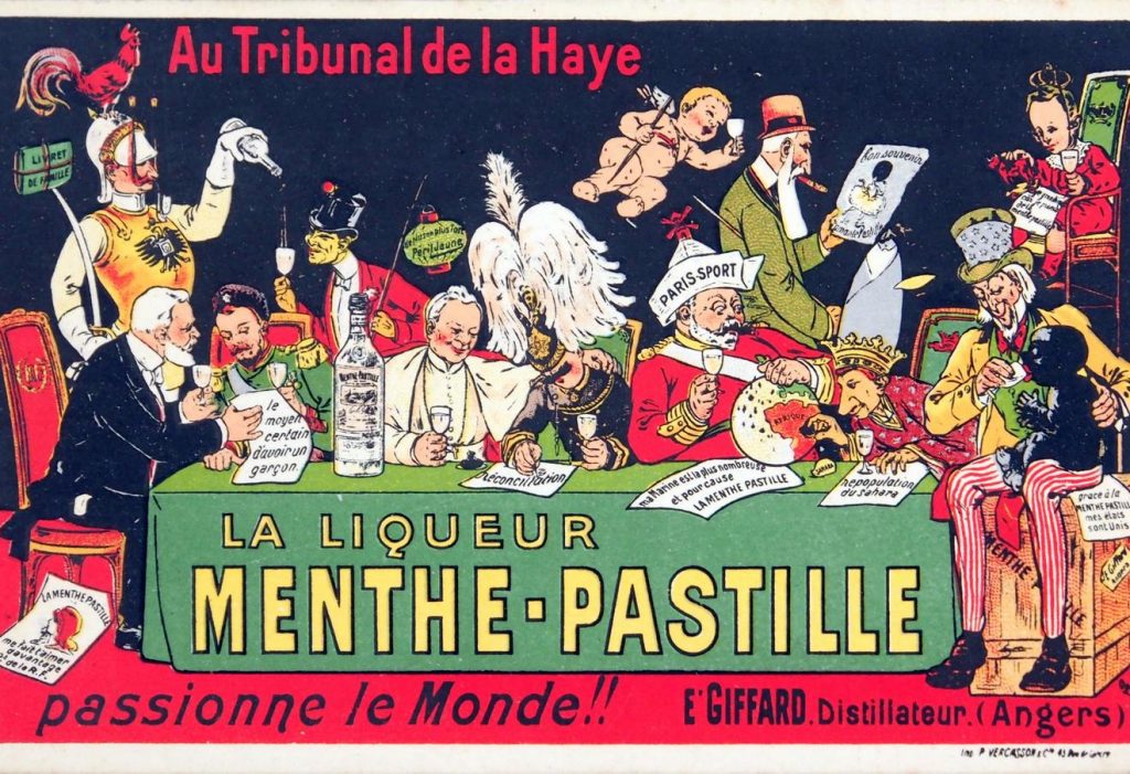 Affiche Menthe-Pastille d'Eugène Ogé par Alf van Beem