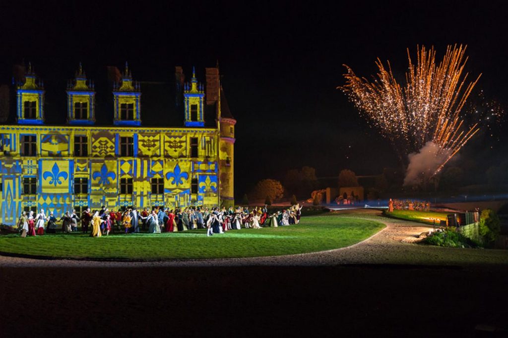 Spectacle nocturne au chateau royal d'Amboise