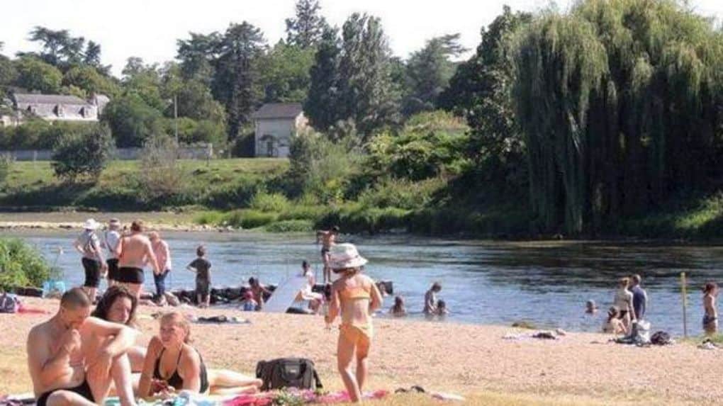 Baignade à l'Ile Bouchard