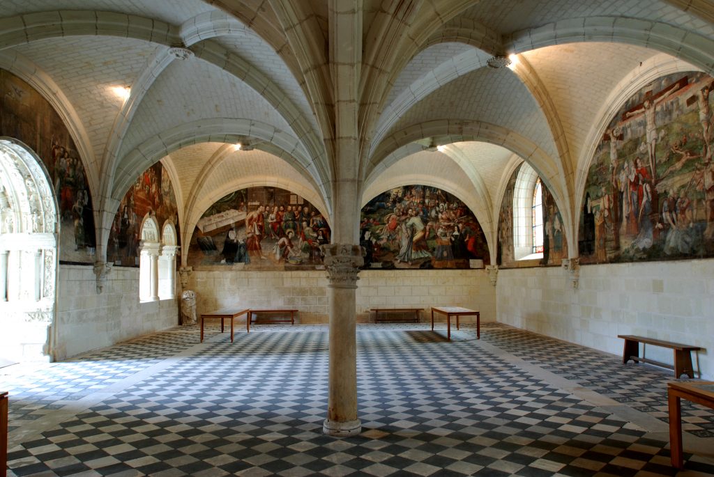 Salle Capitulaire - Abbaye royale de Fontevraud (© David Darrault)