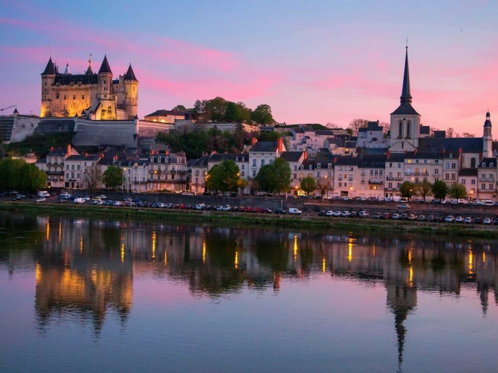 Coucher de soleil Saumur