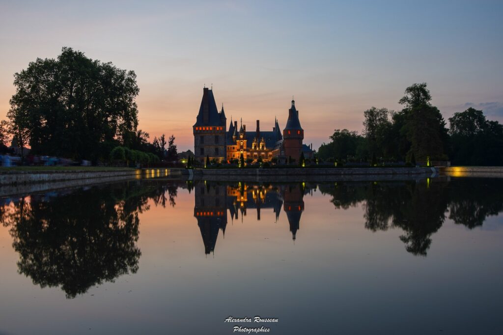 nuit sur le chateau de maintenon