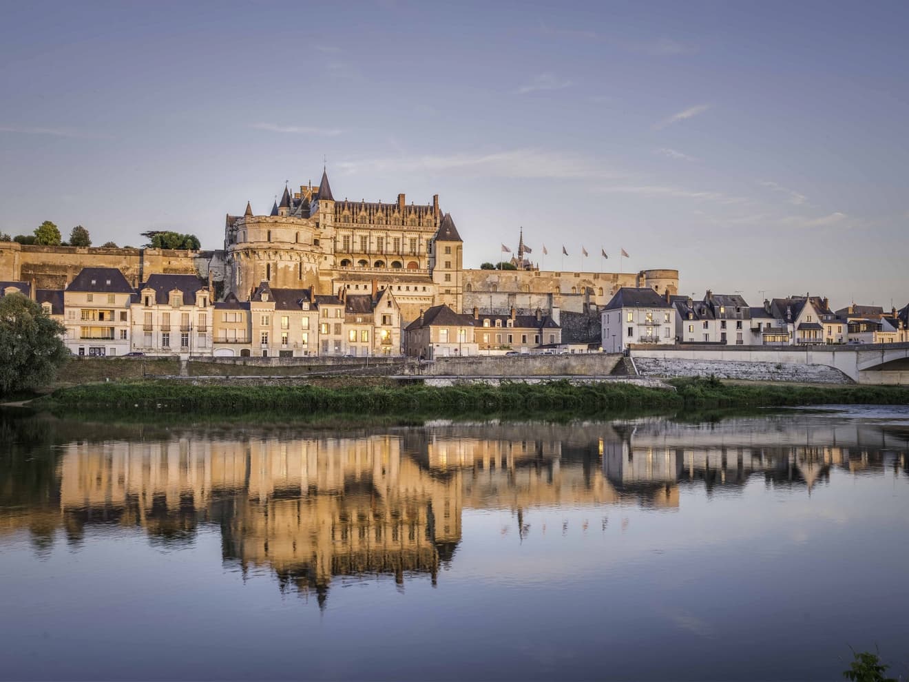 Amboise vu de la loire