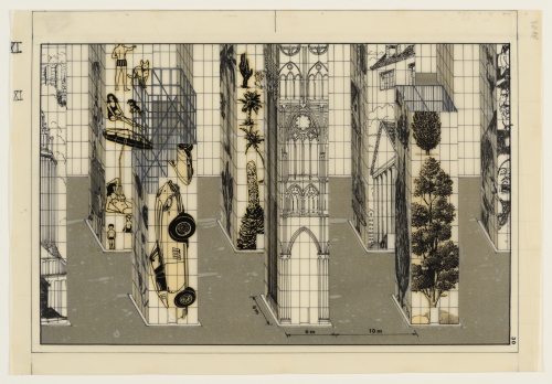 Superstudio Gil Atti Fondamentali Morte, 1971. Coll. Frac Centre Val de Loire