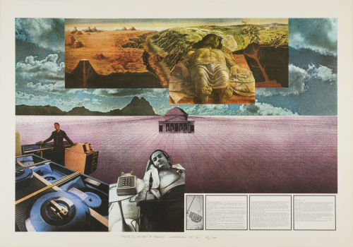 Superstudio Gli Atti Fondamentali Morte, 1971, Supersurface Coll. Frac Centre Val de Loire