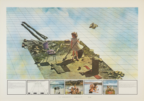 Superstudio Gli Atti Fondamentali Morte, 1971, Supersurface Coll. Frac Centre Val de Loire