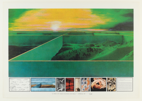 Superstudio Le Dodici Città Ideali, 1971, La prima città Coll. Frac Centre Val de Loire