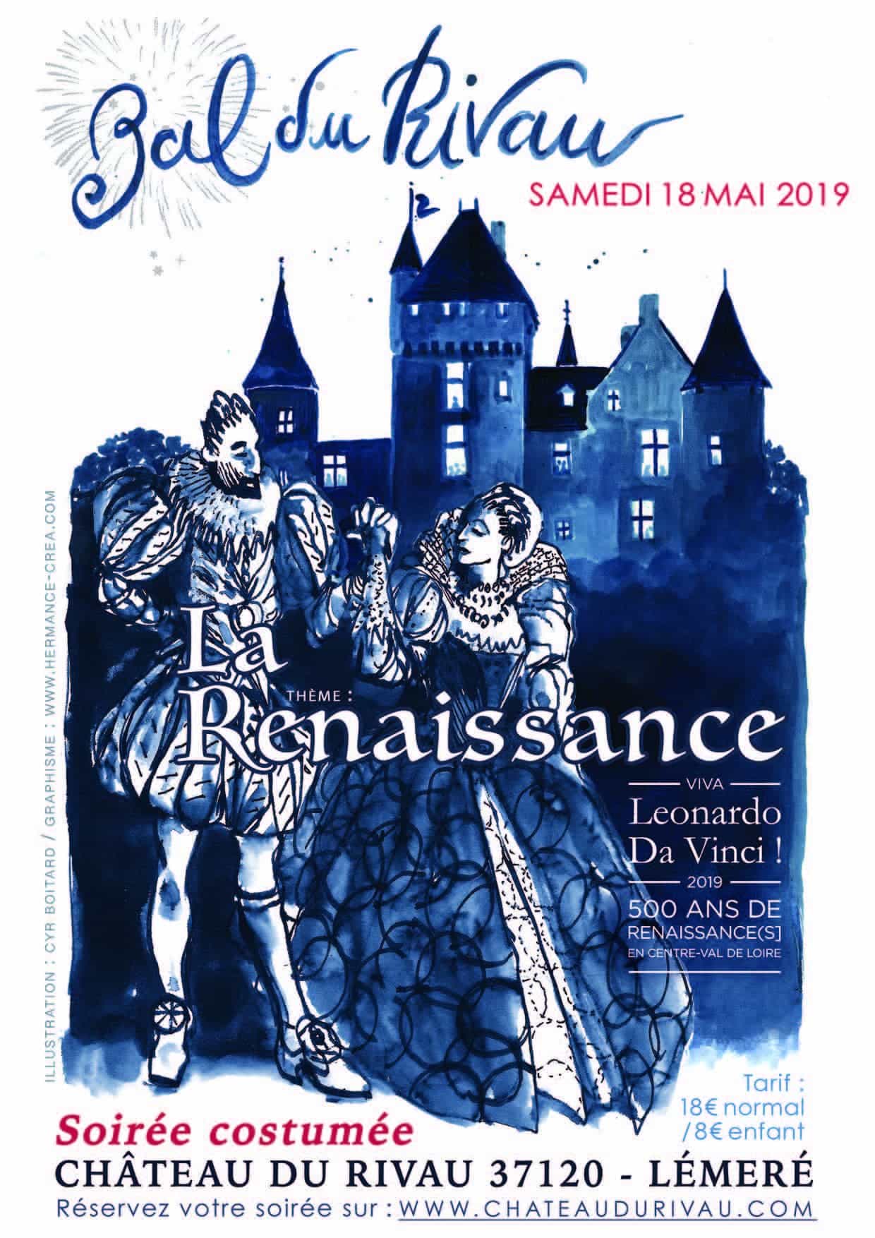 affiche-bal-renaissance-chateau-du-rivau