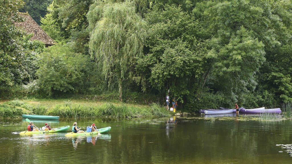 Balade en canoë kayak sur la Vienne
