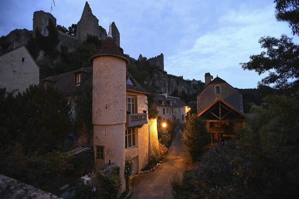 Angles sur l'Anglin de nuit