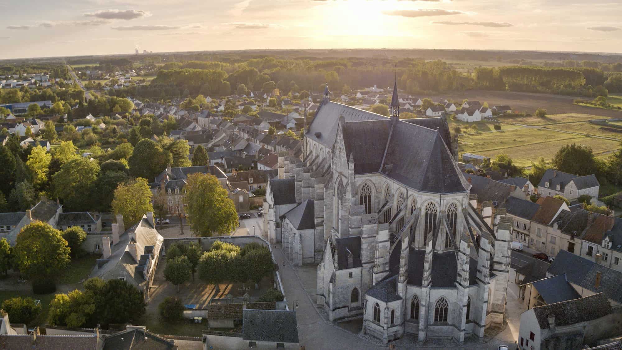 Vue sur le chevet de la basilique