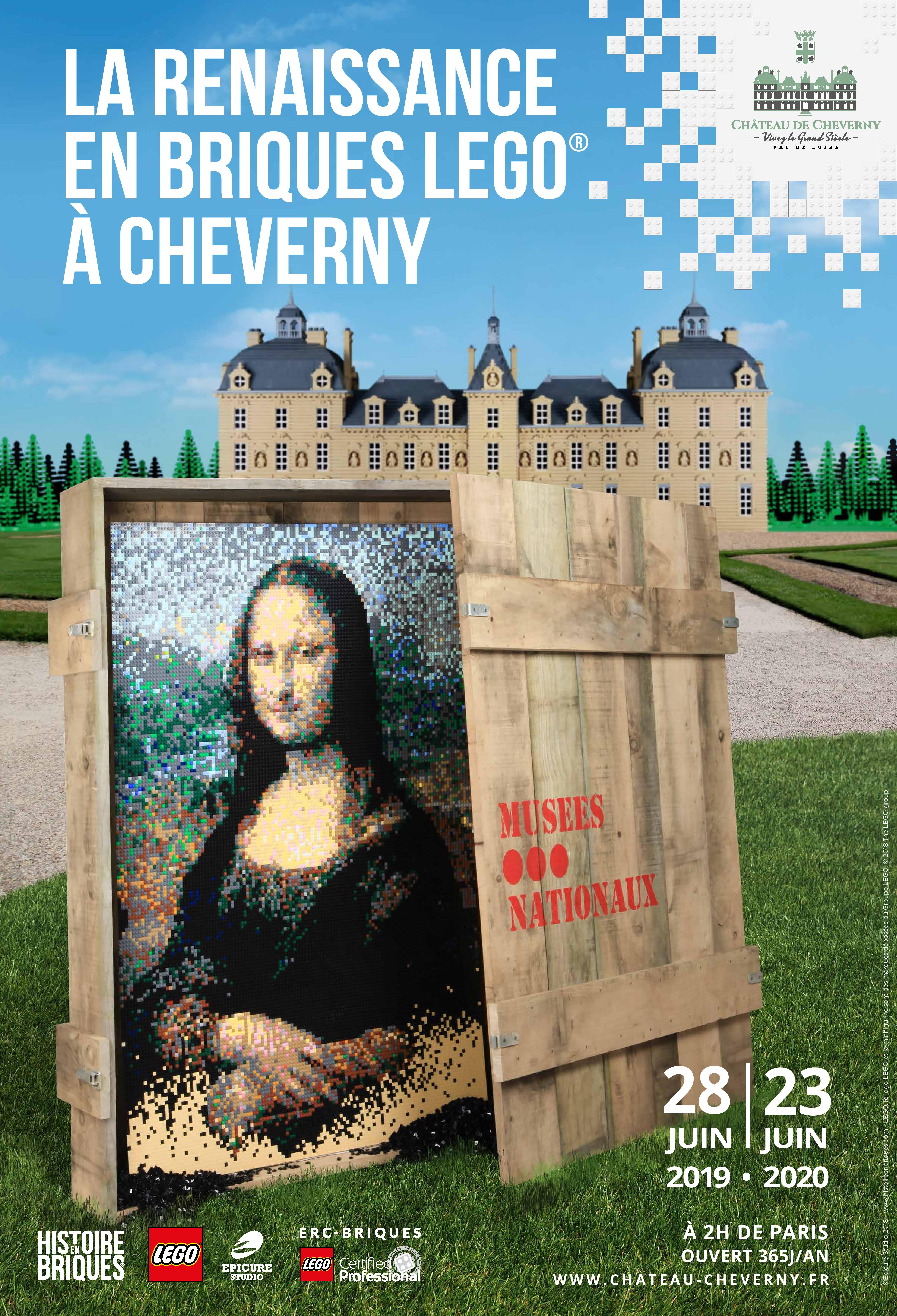 Exposition LEGO Renaissance - chateau de Cheverny
