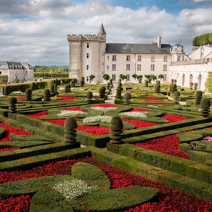 Château et jardins de Villandry en Indre et Loire