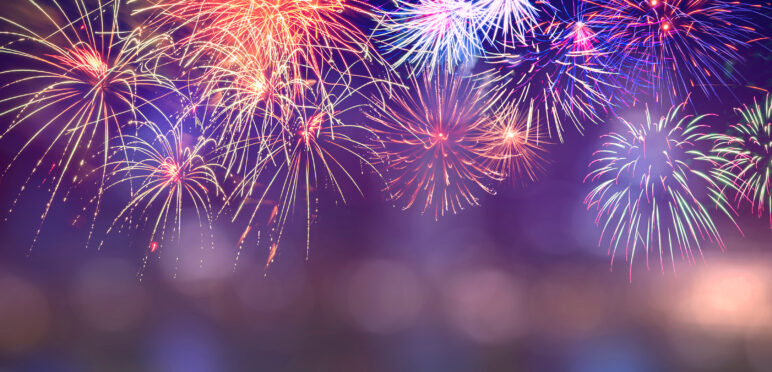 Feu d'artifice de Nantes fête nationale