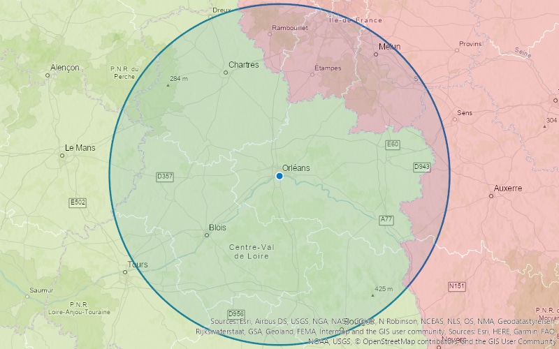 Vacances à 100 kilomètres d'Orléans