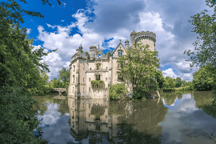 Panorama château La Mothe Chandeniers