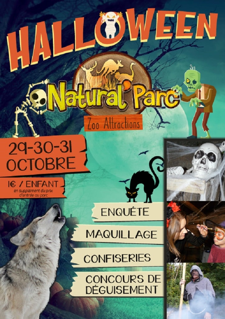 Affiche halloween Natural'Parc