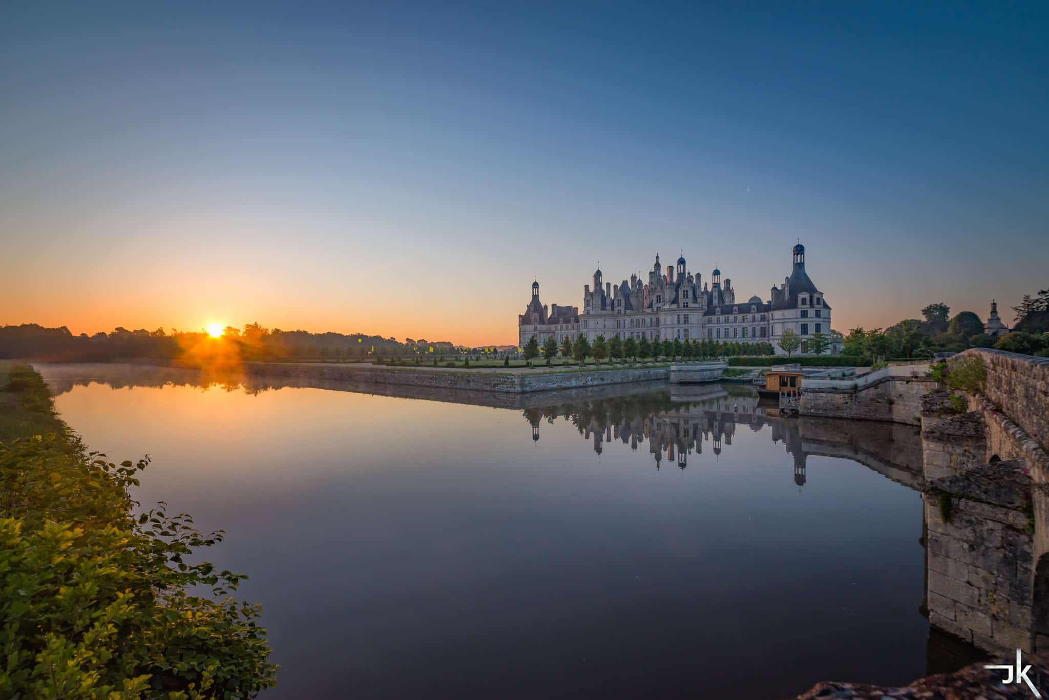 Aube au Château de Chambord