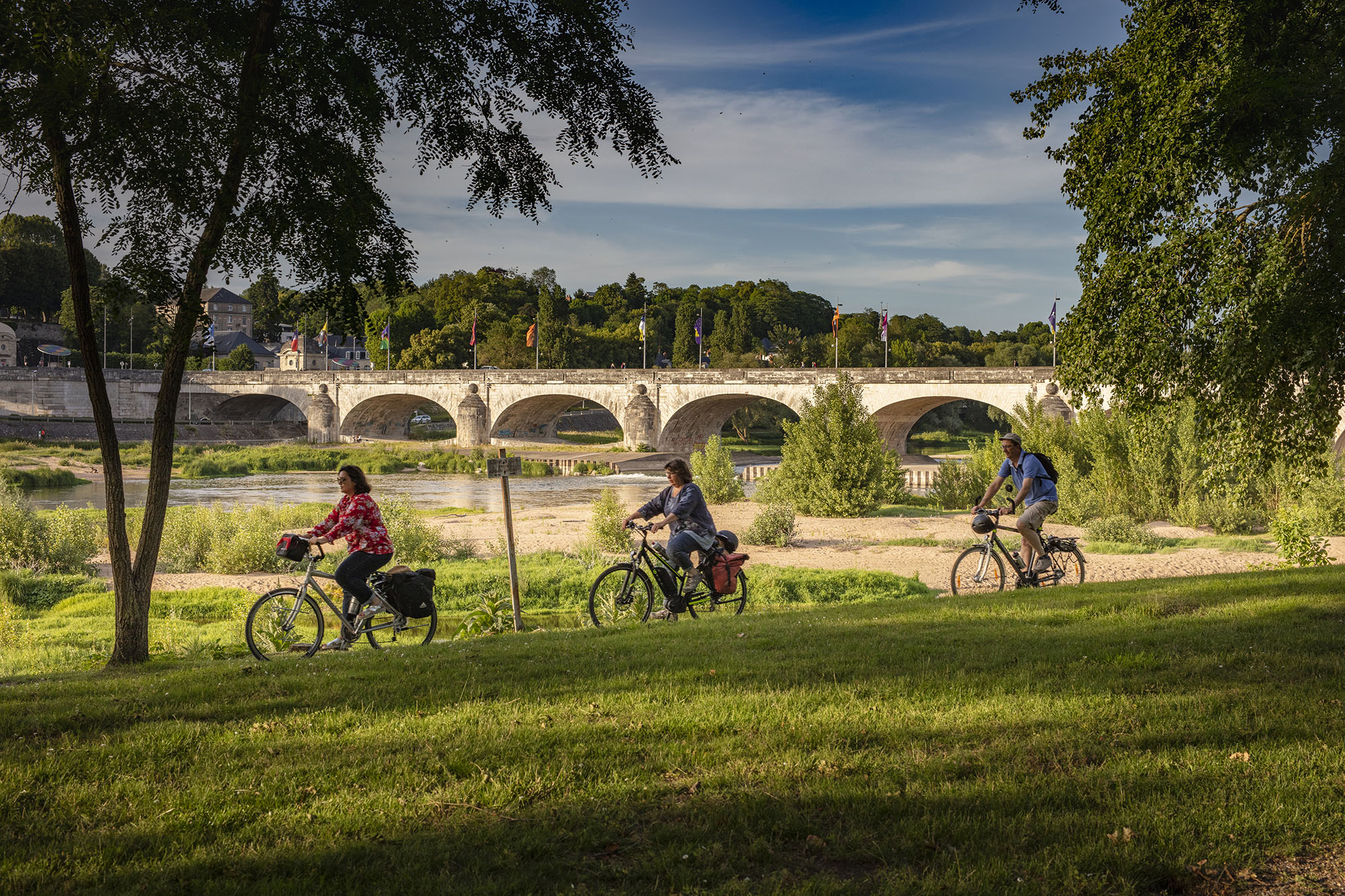 La Loire à vélo à Tours