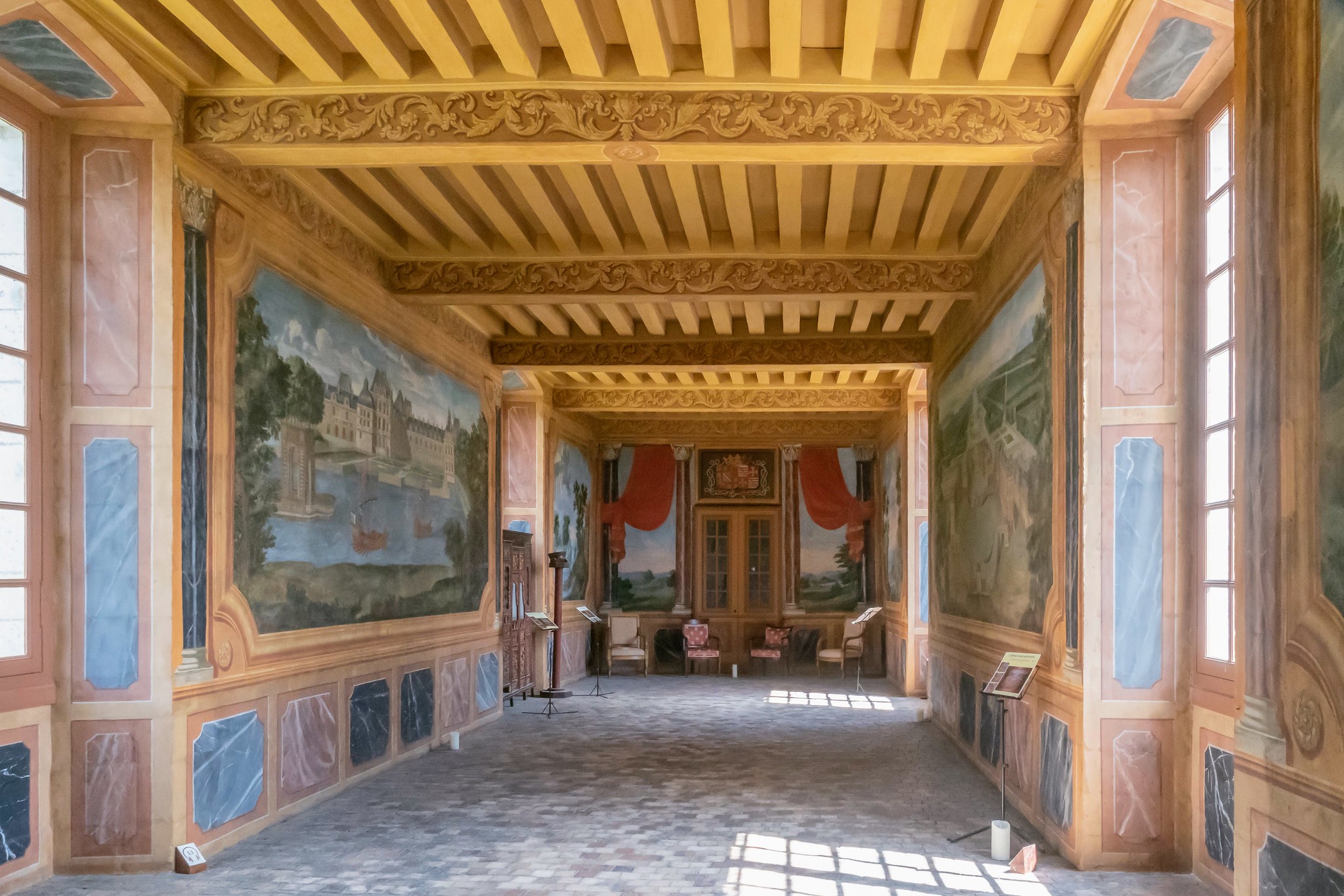 Galerie des peintures château de Gizeux