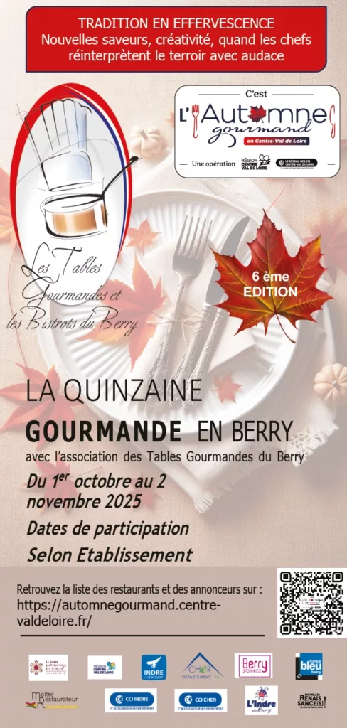 Tables Gourmandes du Berry quizaine-gourmande-berry 2025
