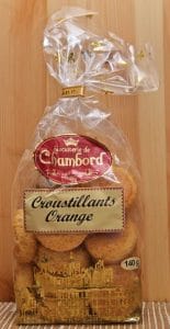 Crousitllants orange biscuiterie de Chambord