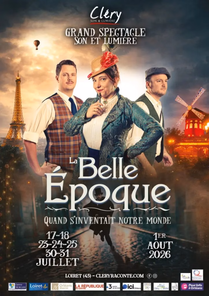 Son et lumière de Cléry affiche-spectacle-2026 idée sortie spectacle été