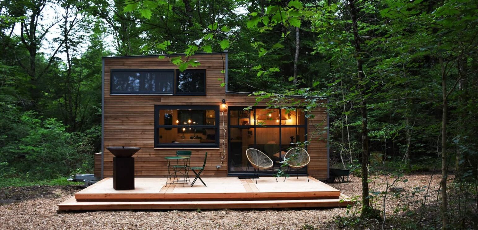 Vue extérieur de la Tiny House