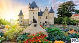 Le potager du château du Rivau