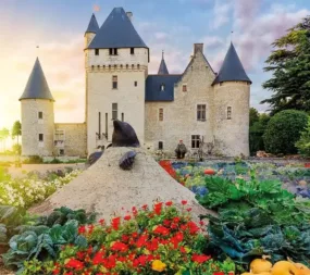 Le potager du château du Rivau