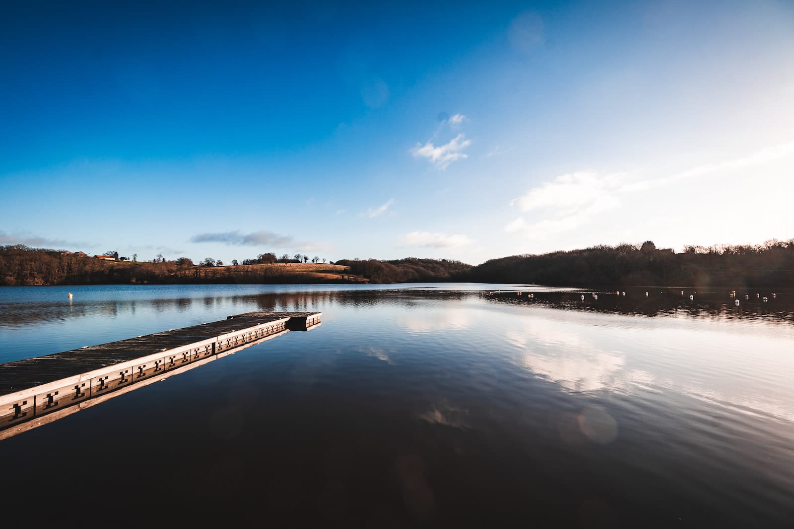 Vue sur le lac de Sidiailles