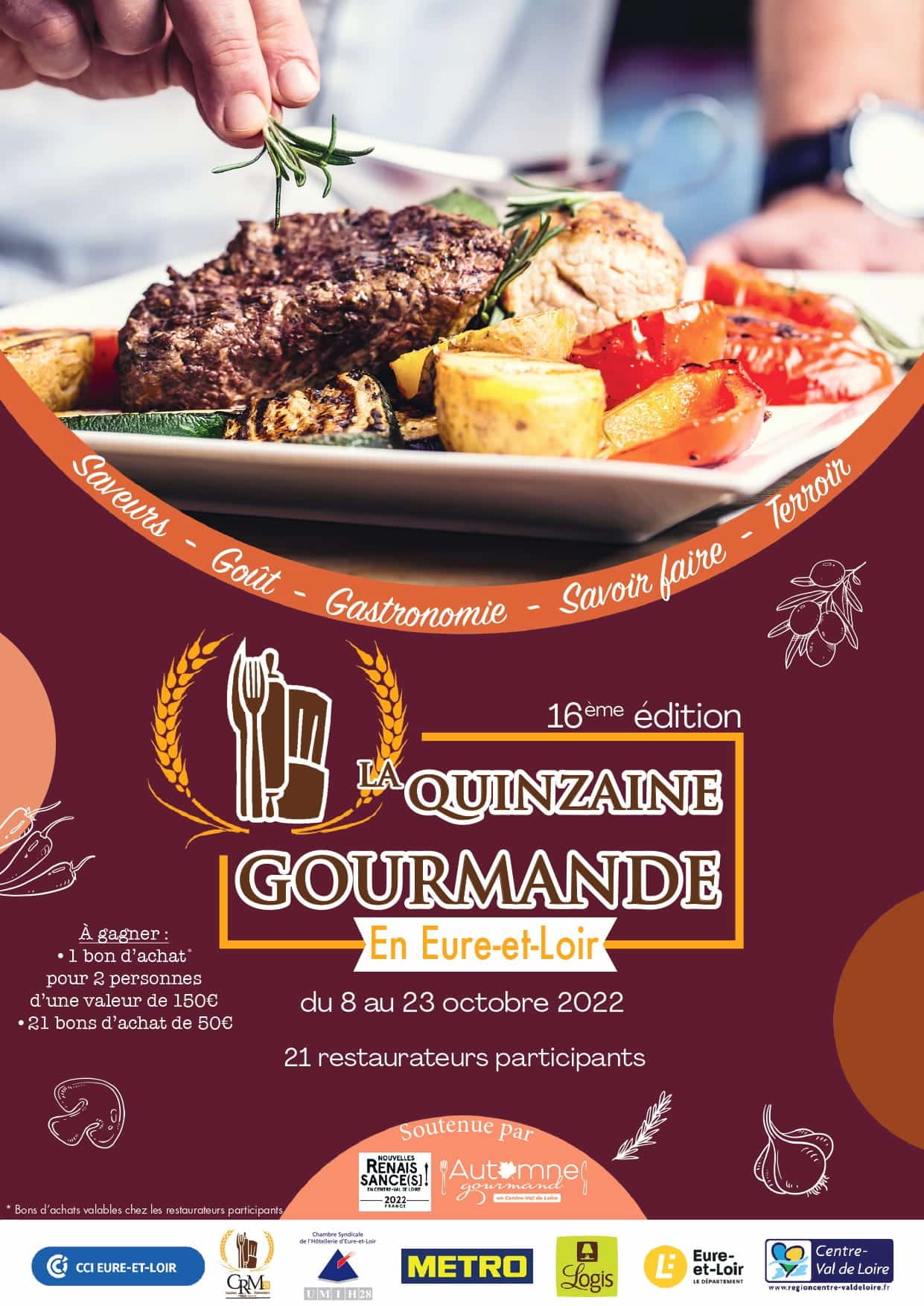 quinzaine gourmande eure et loir