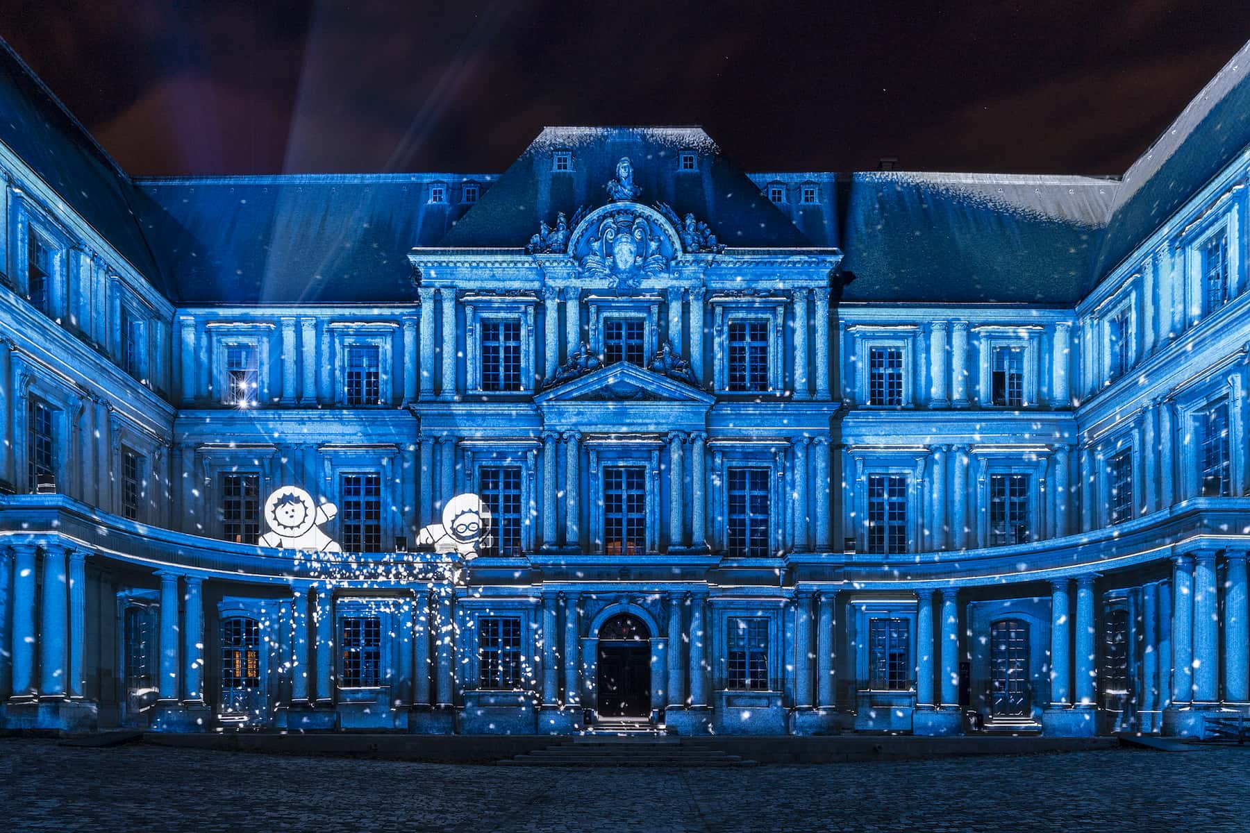 Château royal de Blois à Noël