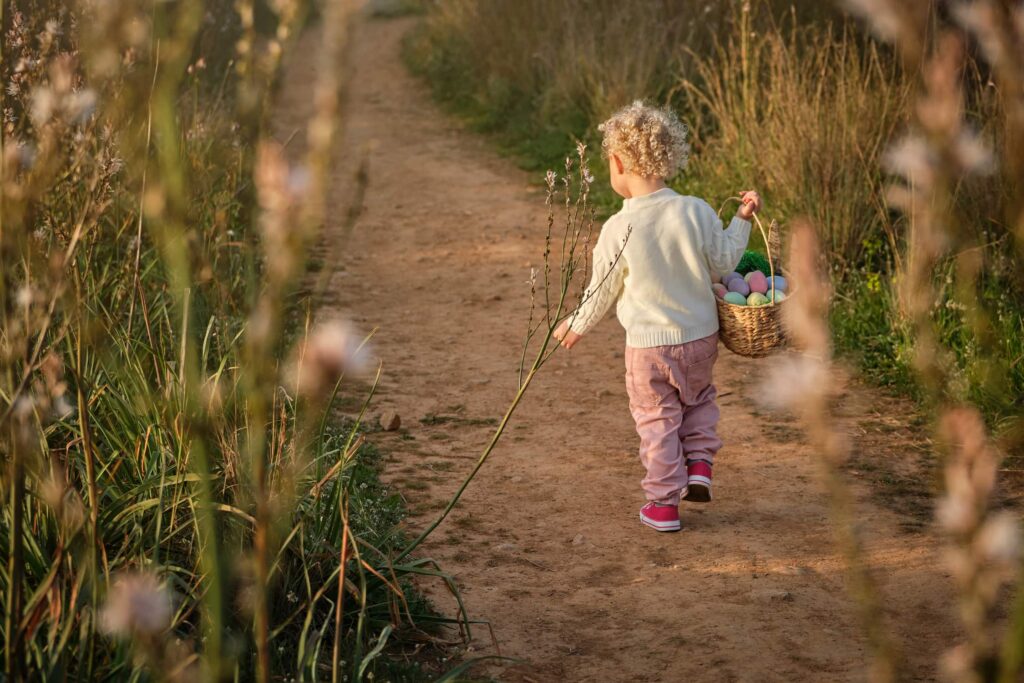 chasse aux oeufs de paques